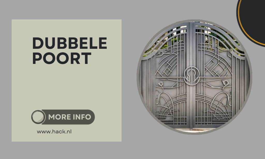 dubbele poort